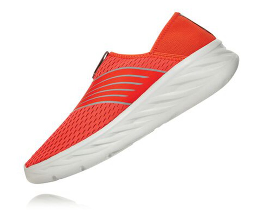 Sandalias Hoka One One Hombre - Ora Recovery - Rojas - IZP325410